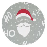Pecete  forme topi gri ho ho ho babagjysh  e krishtlindje 38 cm  