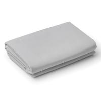 Çarçaf pambuku me llastik per krevat dopjo ne ngjyre gri 160x200cm + 28 cm