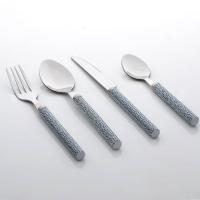 Set servirje luge, thike dhe pirunj 12cope