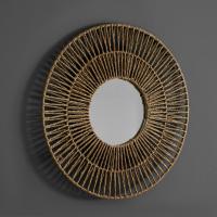 Pasqyre dekorative rrethore me kashte 50cm