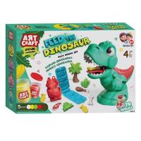Set me plastelina, ushqeni dinozaurin