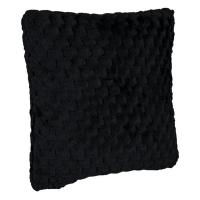 Jastek dekorativ divani me push ngjyre te zeze 60x60cm