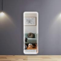 Pasqyre me LED Neon vertikal e bardhe 40x120cm