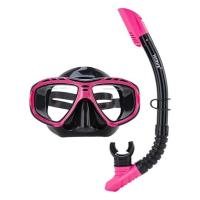 Set maske & tub per zhytje – ngjyre roze & e zeze – per te rritur 12+