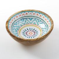 Tas per servirje druri me smalt shumengjyresh aztec 20x8cm