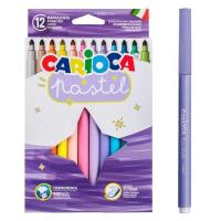 Marker pastel te holle te lareshem Carioca - 12 cope