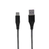 Fishe USB, Type C per karrikim dhe transferim te te dhenave - 2.4A i Gershetuar 1m