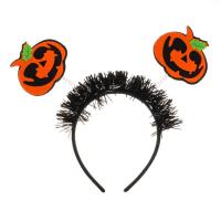 Rreth flokesh per Halloween me kunguj portokalli dhe shirit te zi