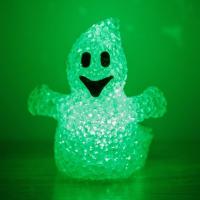 Fantazme e bardhe per Halloween me drite Led 9x6x10cm
