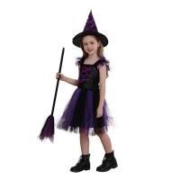 Kostum Halloweeni shtrige e zeze lejla me fund tutu dhe kapele, 4 vjeç (88-104cm)