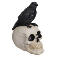 Dekoruese per Halloween me kafke dhe korb I zi 10x14x20cm