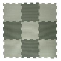 Tapet puzzle ngjyre mente jeshile 31x31x1.3cm - 9 cope