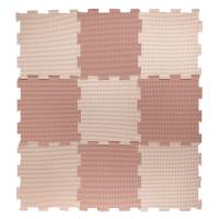 Tapet puzzle ngjyre roze nude 31x31x1.3cm  9 cope