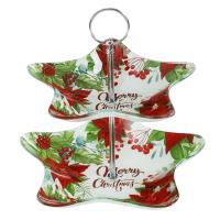 Pjate qelqi per embelsira me 2 kate "Merry Christmas" 22.7cm