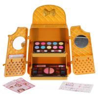 Lodër set makeup për fëmijë me çantë, ngjyrë gold