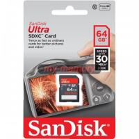 SANDISK Ultra SDXC UHS-I Card - 64GB - class 10 (30MB/s)