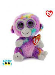 Plush Ty Beanie Boos Zuri Multicolor Monkey 25cm 