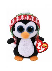 Plush Ty Beanie Boos Cheer Christmas Penguin 15cm