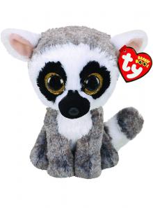 Plush Ty Beanie Boos Linus Lemur 15cm 