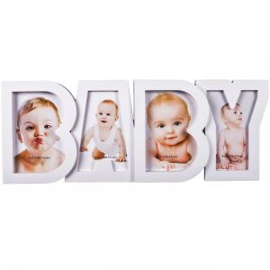 Kornize Dekorative E Bardhe Baby Per 4 Foto Me Permasa 10x15 Cm