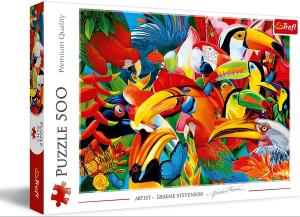 Puzzle me 500 pjese, Colorful Birds