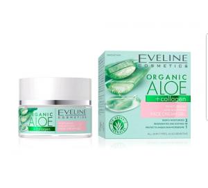 Eveline ORGANIC ALOE + COLLAGEN Krem-xhel fytyre 50 ml
