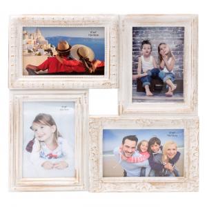Kornize E Bardhe Gold Per 4 Foto 33x33 CM