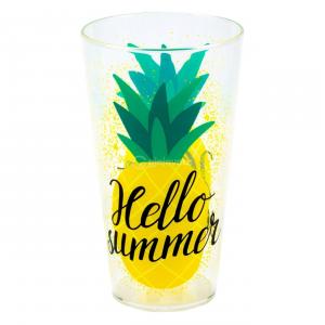 Gote Plastike E Tejdukshme Ananas Hello Summer 600 ml
