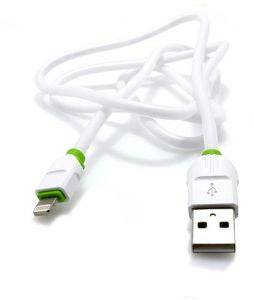 Cable Ldnio Lightning Apple USB Cable, 1m, White