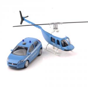 Vehicle Mondo Motors Security Italy Helicopter/Car Fiat 50 1:43