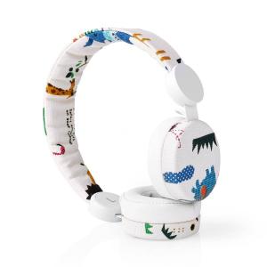 Headphone Nedis N-imal Safari White Wired
