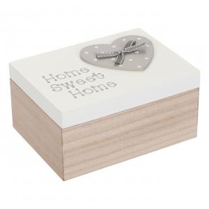 Kuti Dekorative Home Sweet Home 19x14x10 Cm