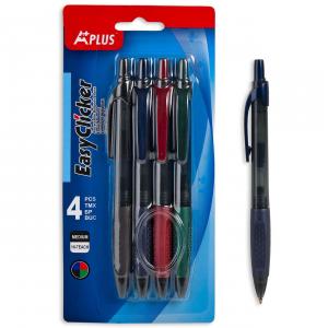 Stilolaps Easy Clicker Me Ngjyra Blu, Jeshile, I Zi, I Kuq