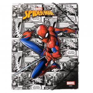 Dosje Kartoni Me Llastik Dizajn Spiderman 24x32 Cm