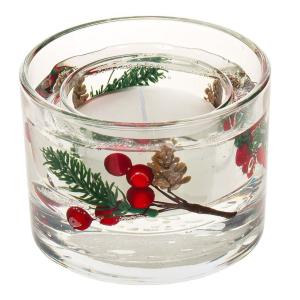 Dekoruese krishtlindje qiri me gote double qelq berries 8x11cm