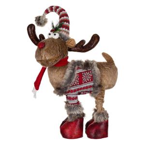 Drere xmas dekorues kafe i kuqe 98 cm