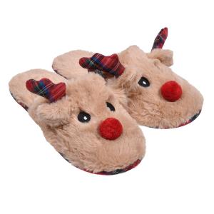 Slippers me veshe dreri dhe hunde te kuqe 36-37