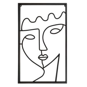 Kornize metalike me portret 31x2x50