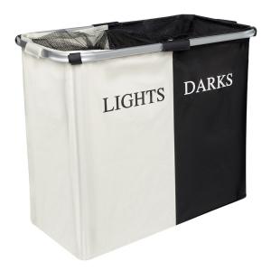 Kosh rrobash me kornize alumini dyngjyreshe 60.5x32.5x52.5 cm 110 lt