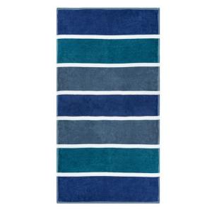 Pecete plazhi blu me vija – 75x150 cm