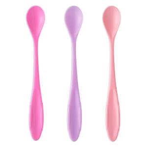 Lugë Plastike Fuchsia Lilac Pink Honey Baby - 3 copë