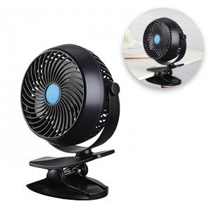 Ventilator i rikarikueshëm me kapëse desktopi 4W