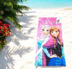 Peshqir plazhi me Frozen 