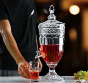 Dispenser lëngjesh prej qelqi 2 L