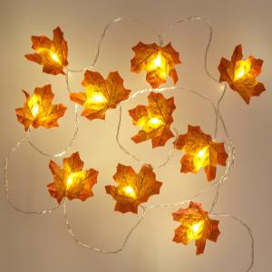 Varg dekorative me gjethe portokalli me 10 LED - 2m