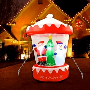 Dekor i madh me babagjysh,snowmen dhe peme