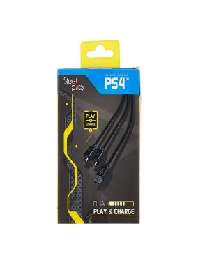 Cable Dual Play & Charge Steelplay PS4 