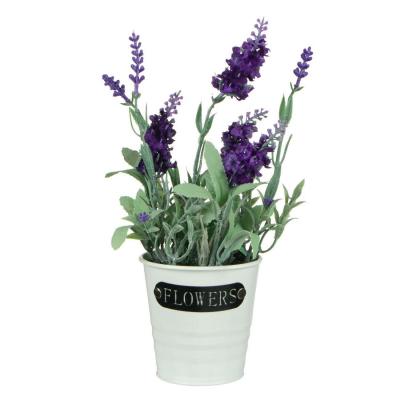 Lule Dekoruese Lavander Ne Vazo 9x20 Cm
