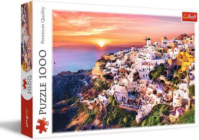 Puzzle me 1000 pjese Sunset Santorini