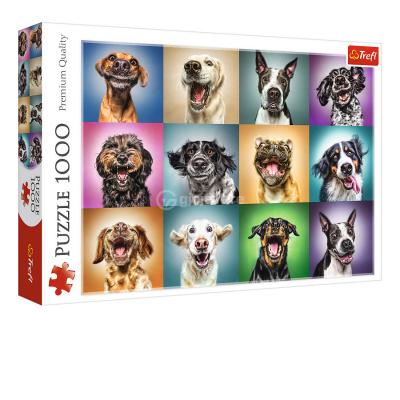 Puzzle me 1000 pjese, Funny Dogs Portraits